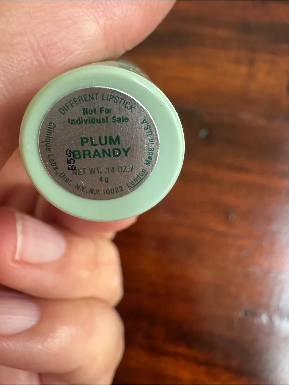New Clinique Discontinued Lipstick Plum Brandy Vintage
